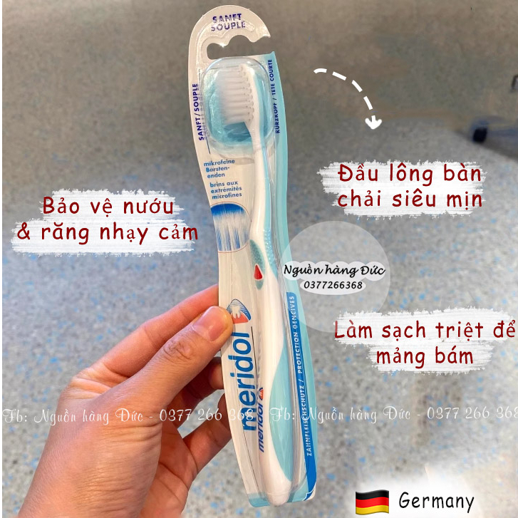 Bàn chải đánh răng Meridol, elmex, Oral B cao cấp hàng chuẩn Đức - Nguồn hàng Đức