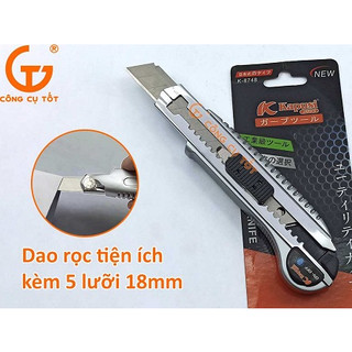 Dao rọc giấy kapusi k-8748. nhật bản chính hãng cao cấp vỏ nhôm -