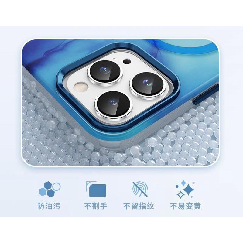 Ốp lưng Likgus nhám vân loang hỗ trợ sạc cho iPhone 15 Pro Max/ 14 Pro Max/ 13 Pro max/ 12 Pro max siêu đẹp sang trọng