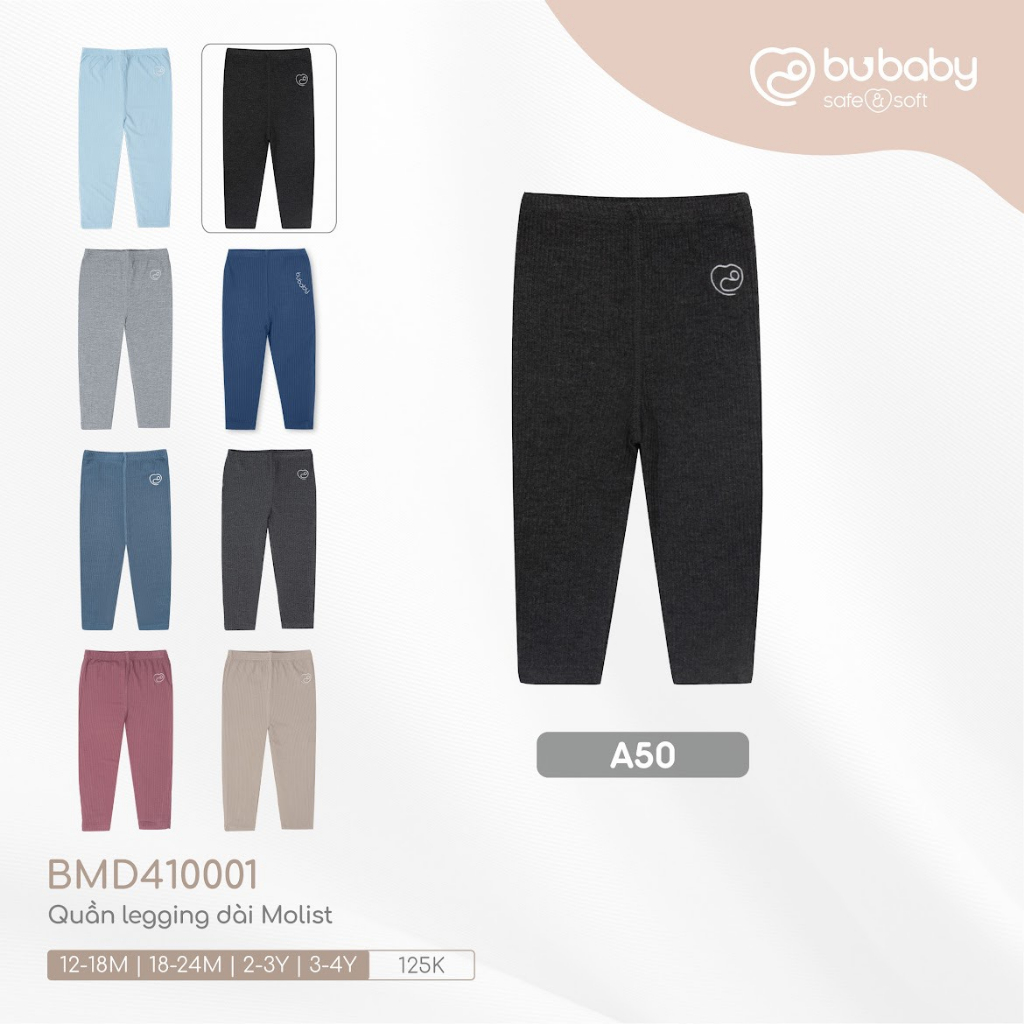 Bu baby - Quần Legging dài Molist BMD410001