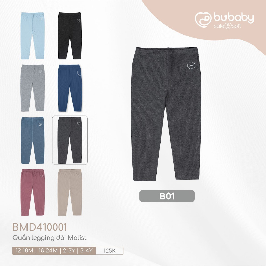Bu baby - Quần Legging dài Molist BMD410001