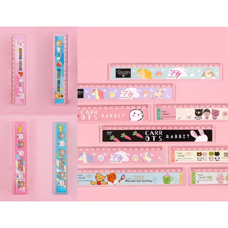 Thước kẻ hoạt hình cute THN5 thước kẻ dễ thương