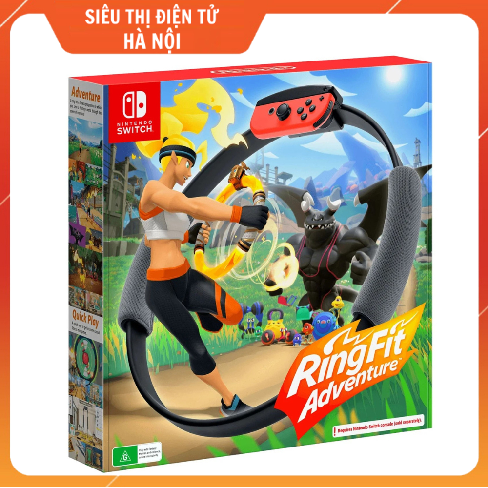 Vòng Nintendo switch : Ring Fit Adventure - Hàng Chính Hãng , NEW 100% - Không Kèm Thẻ Game ( Bảo Hành 2 Năm )