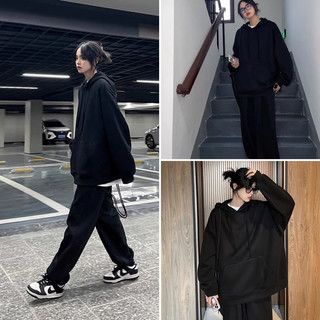 Áo hoodie chui chất nỉ ngoại trần bông cho nam nữ