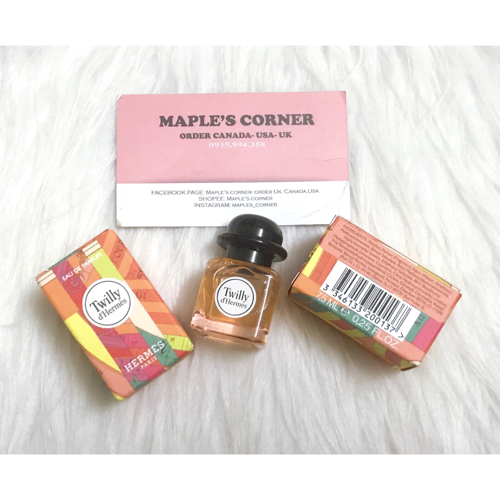 Vial nước hoa Twilly dHermes