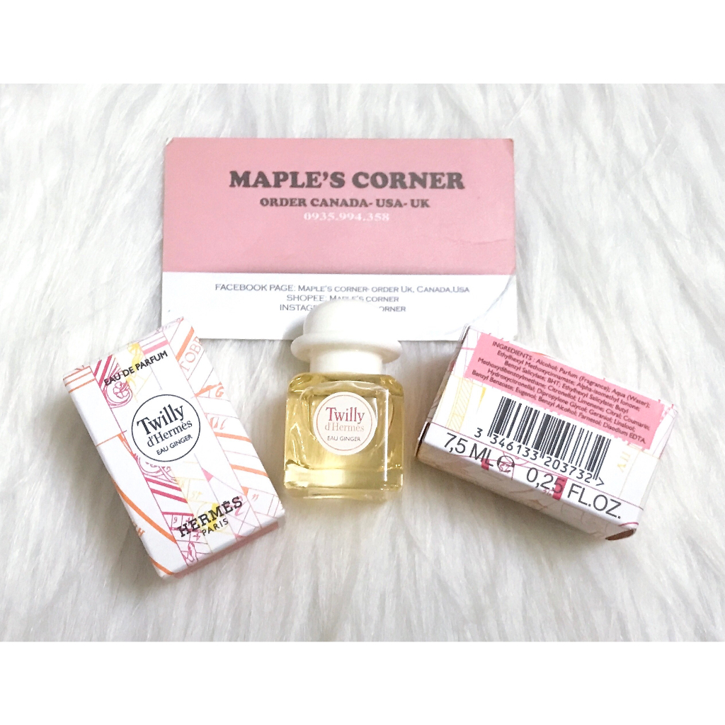 Vial nước hoa Twilly dHermes