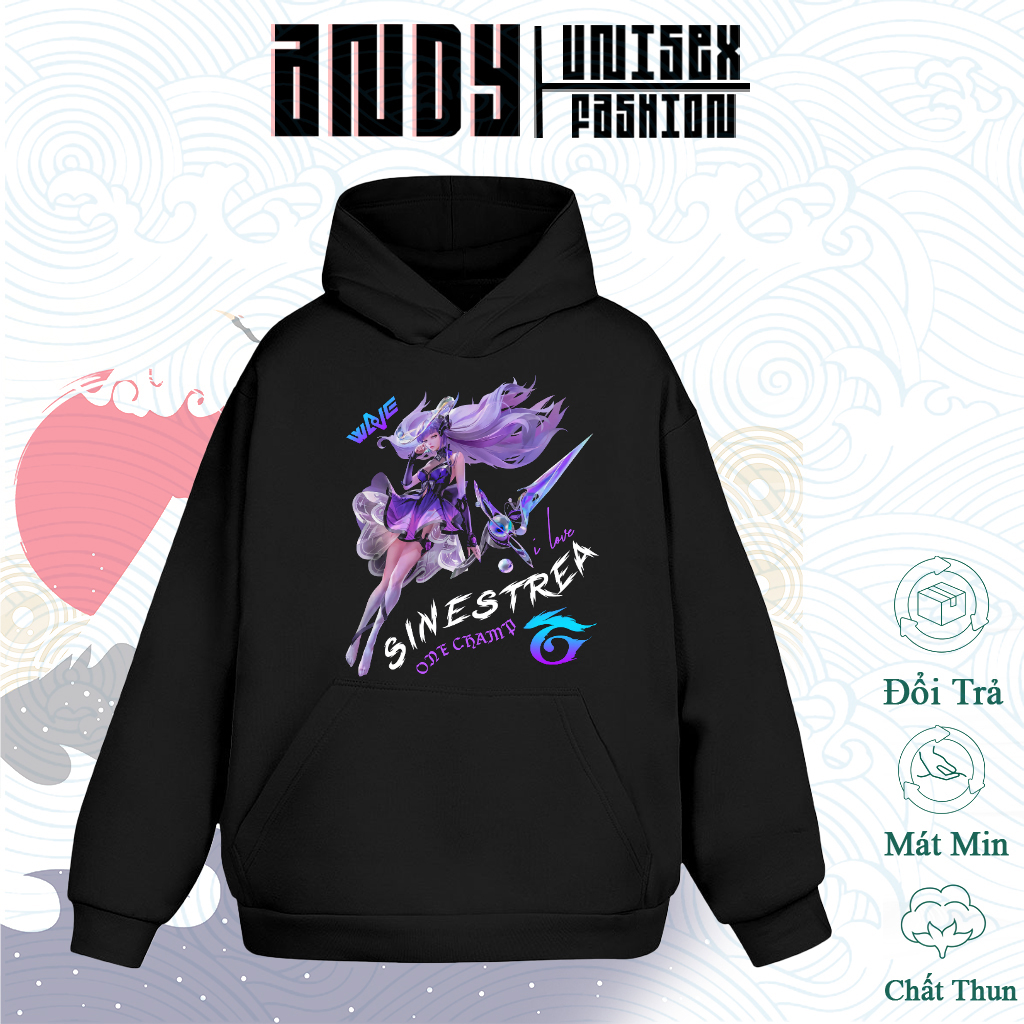 Áo Hoodie Game Liên quân. Áo Hoodie Mẫu hình Nhân vật Kirixi chất nỉ dày dặn, Mẫu mới hình in cực sắc nét