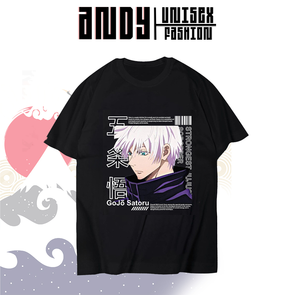 BST Áo Jujutsu Kaisen mẫu mới - Áo Anime in hình Gojo, Inumaki, Sukuna chất cotton 4 chiều thoáng mát