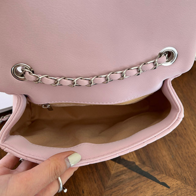 Faya - Túi xách T2084 đeo chéo chần ô khóa xoay sang trọng