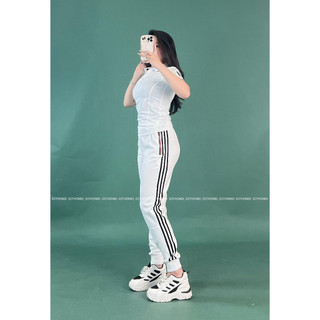 Áo có cổ das , quần jogger das 3 sọc [hình thật shop chụp] Eothon60