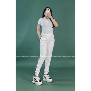 Áo có cổ das , quần jogger das 3 sọc [hình thật shop chụp] Eothon60