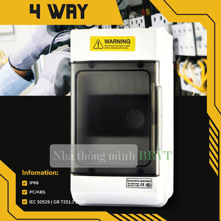 Tủ điện 4 way chống nước ip66 – tủ điện lắp nổi, vỏ tủ điện, tủ điện nhựa, tủ điện ngoài trời