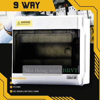 Tủ điện 9 way chống nước ip66 – tủ điện lắp nổi, vỏ tủ điện, tủ điện nhựa, tủ điện ngoài trời