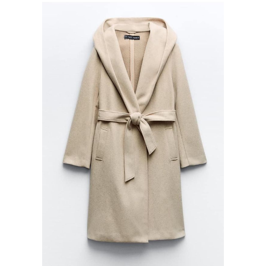 Áo khoác zara xuất xịn manto dáng dài thắt lưng 3 màu