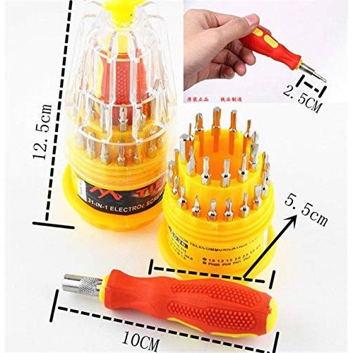 Bộ tua vít đa năng mini 115 đầu chất liệu thép từ tính cao cấp sửa chữa máy móc, điện tử cỡ nhỏ T1211 Giao hành nhanh