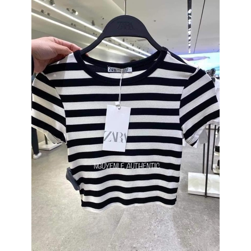 CÓ SẴN ÁO THUN ZARA AUTH ĐỦ MÀU THỜI TRANG, KÈM ẢNH SHOP CHỤP TRẢ SÀN