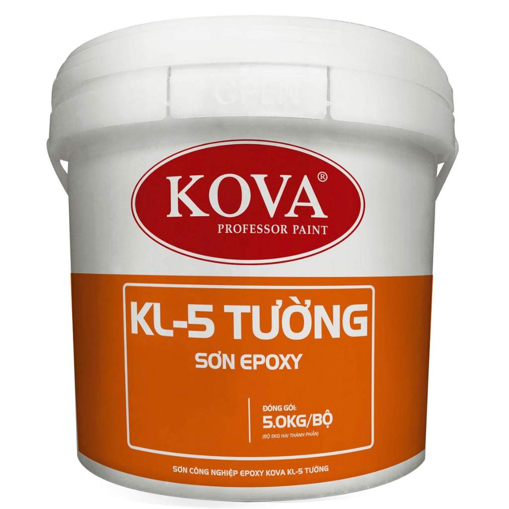 Sơn công nghiệp Epoxy Kova KL - 5 Tường - Kháng khuẩn