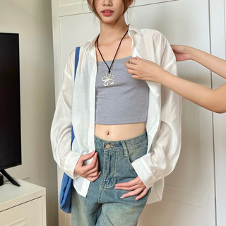Janet studio • áo sơ mi voan trắng