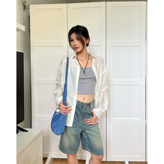 JANET STUDIO • Áo sơ mi voan trắng