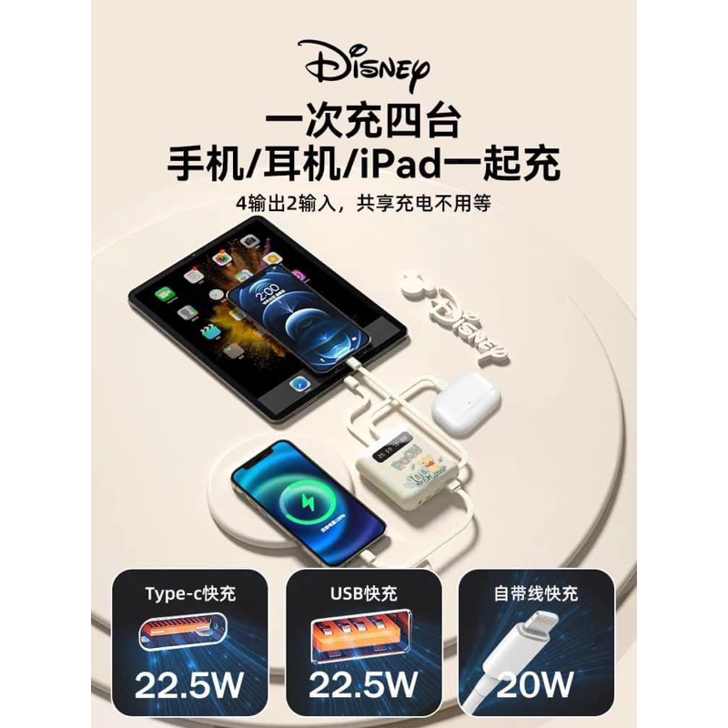 SẠC PIN DỰ PHÒNG GẤU DÂU 20000MAH