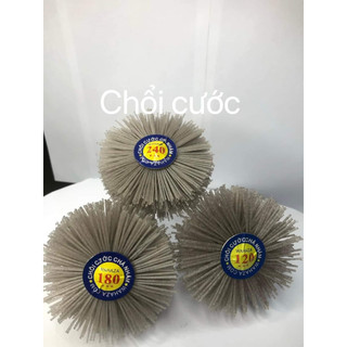 Chổi cước, Chổi quật cước chà nhám đánh bóng gỗ, lắp khoan tay đủ số