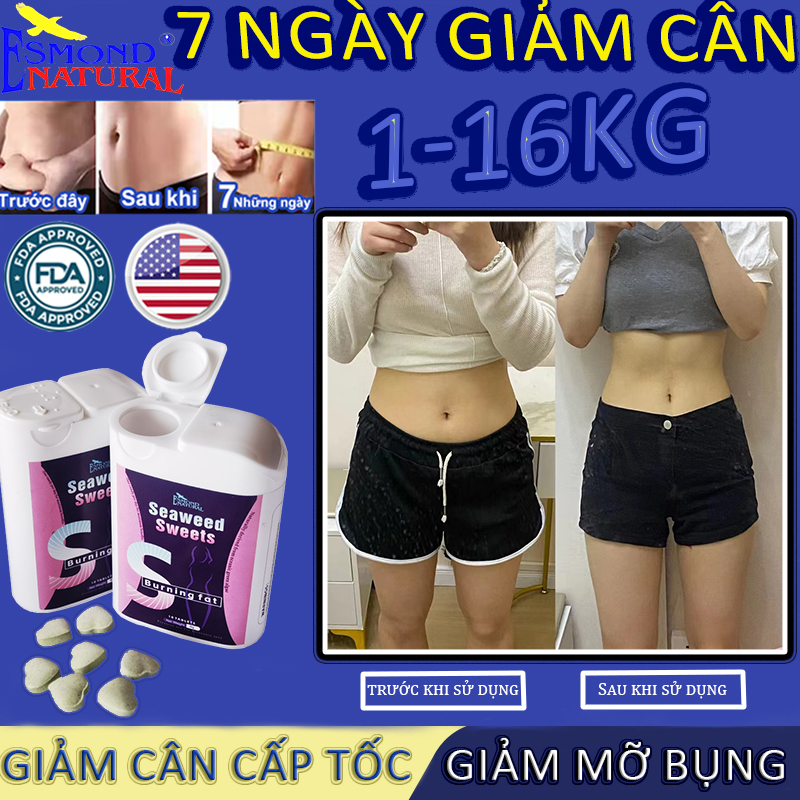 Viên uống giảm béo Mỹ ESMOND NATURA an toàn hiệu quả giảm cân 7 ngày 1kg-16k hoàn tiền không hợp lệ
