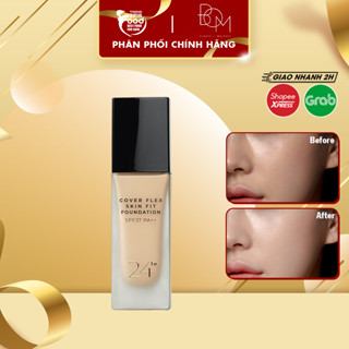  Kem Nền Che Phủ Tốt Mỏng Mịn Lâu Trôi B.O.M Cover Flex Skin Fit Foundation 30ml 