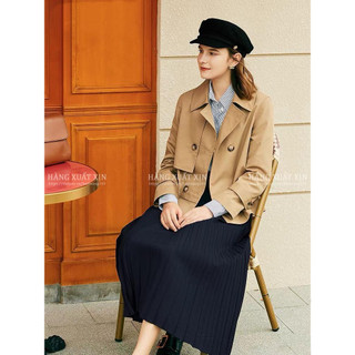 Áo khoác ngoài trendcoat ZR dáng ngắn