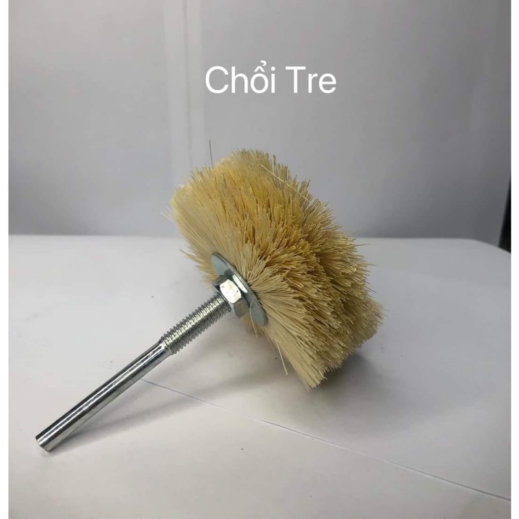 Chổi Tre Chổi lông ngựa đánh bóng gỗ mềm sạch bụi lắp khoan cầm tay