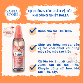 Xịt phồng tóc giữ nếp Balea Đức