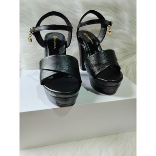 Sandanl cao gót xuồng 12 cm.D1908.khóa gài