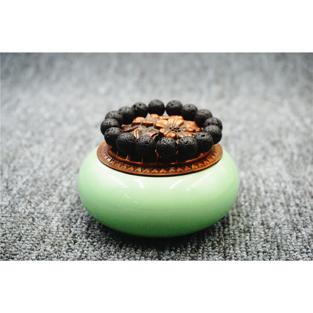 6~14mm vòng tay đá nham thạch, năng lượng cho mệnh thổ