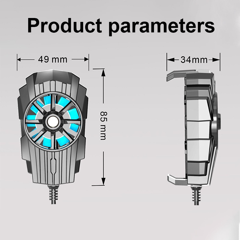 Quạt Tản Nhiệt Điện Thoại MEMO G6 PaoLU Thích Hợp Cho PUBG FF LIÊN QUÂN ROS