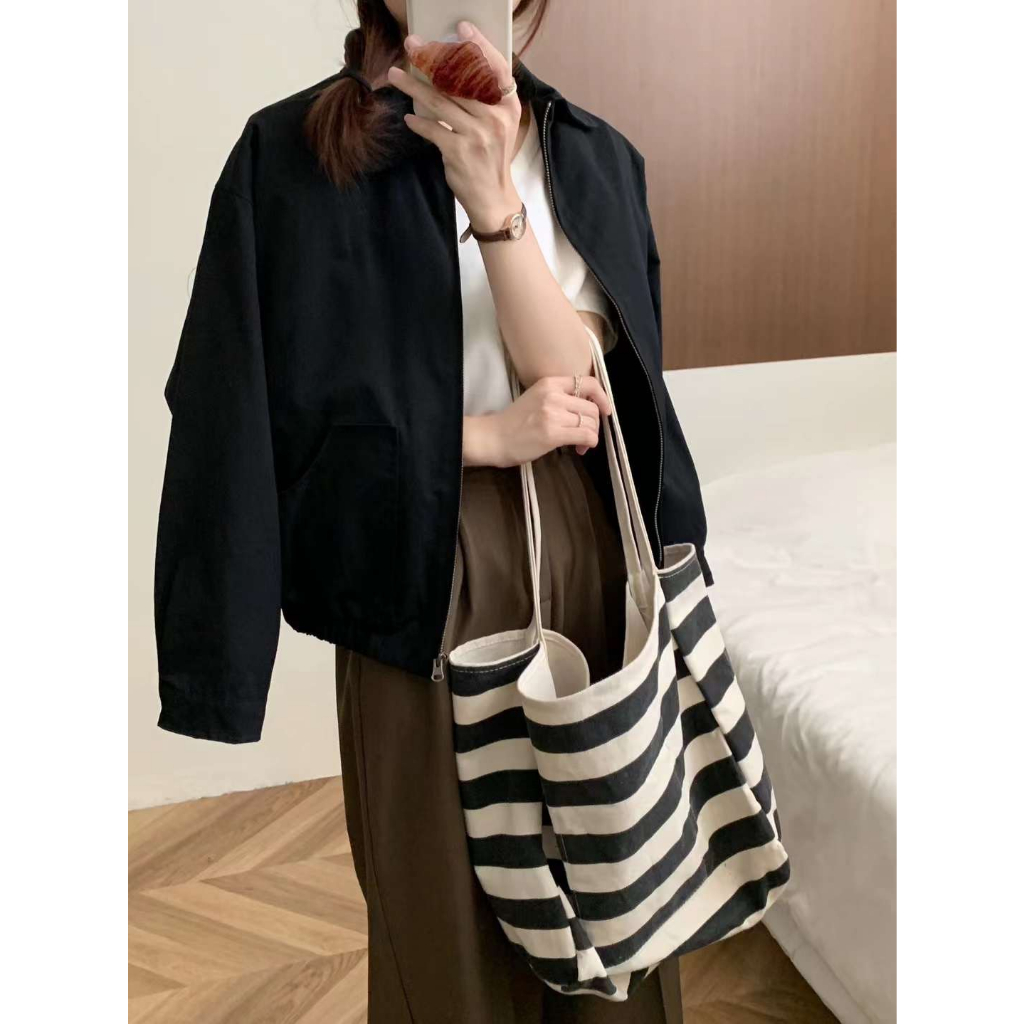 Áo khoác thô kaki cổ đức 1993s boutique