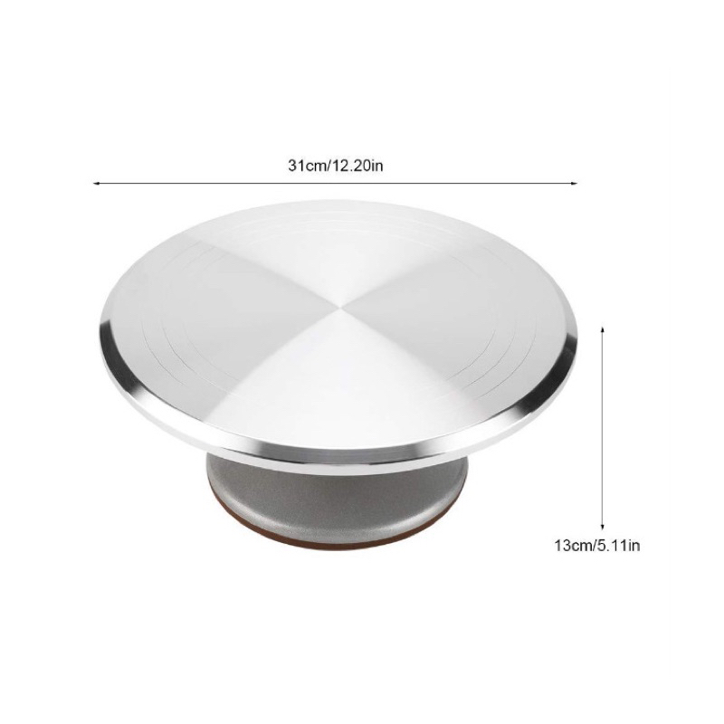 Bàn xoay inox 30cm