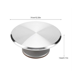 Bàn xoay inox 30cm (Hàng loại 1 có bọc xốp)