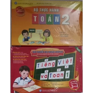 Bộ thiết bị thực hành Toán và Tiếng Việt lớp 1- 2 ( từ tính).theo TT 37/2021.(cty 123)