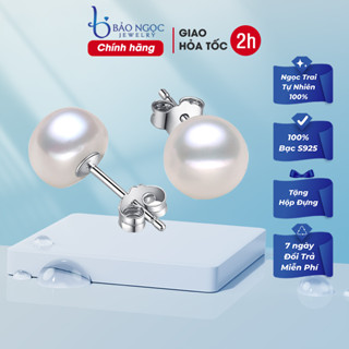 Bông tai nụ nhỏ xinh ngọc trai nuôi nước ngọt - B2510 - Bảo Ngọc Jewelry