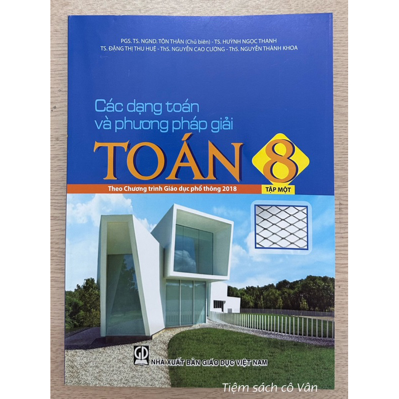 Sách - Các dạng Toán và phương pháp giải Toán 8