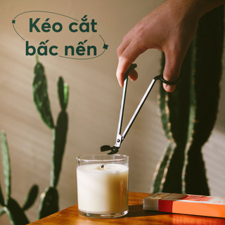 Kéo cắt bấc phụ kiện chăm sóc nến thơm nhà mikó trang trí cao cấp sang trọng bền bỉ