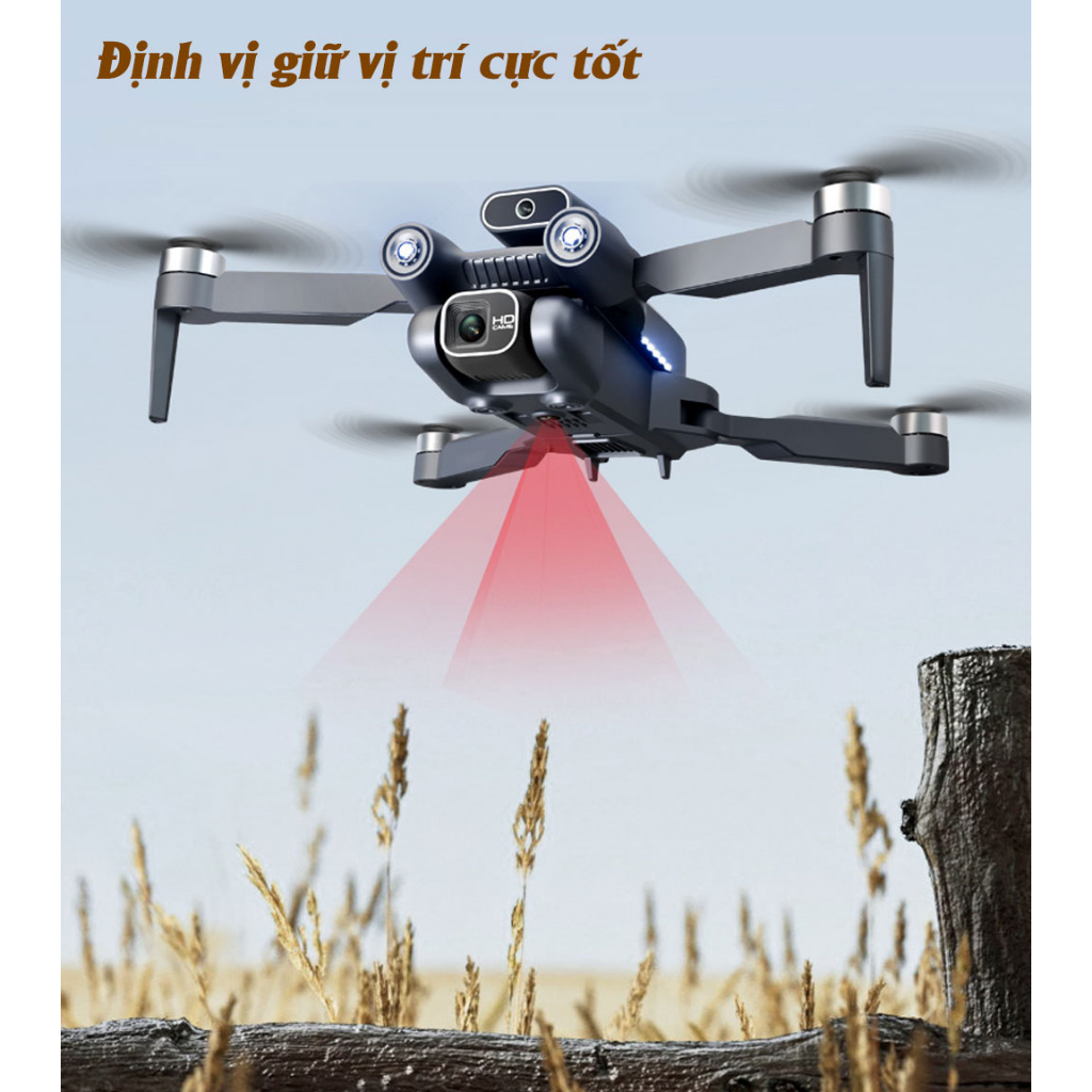 Máy Bay Flycam Camera 6K S1S Pro Max, Drone Mini Điều Khiển Từ Xa 4 Cánh Cảm Biến Chống Va Chạm, Không Chổi Than | BigBuy360 - bigbuy360.vn