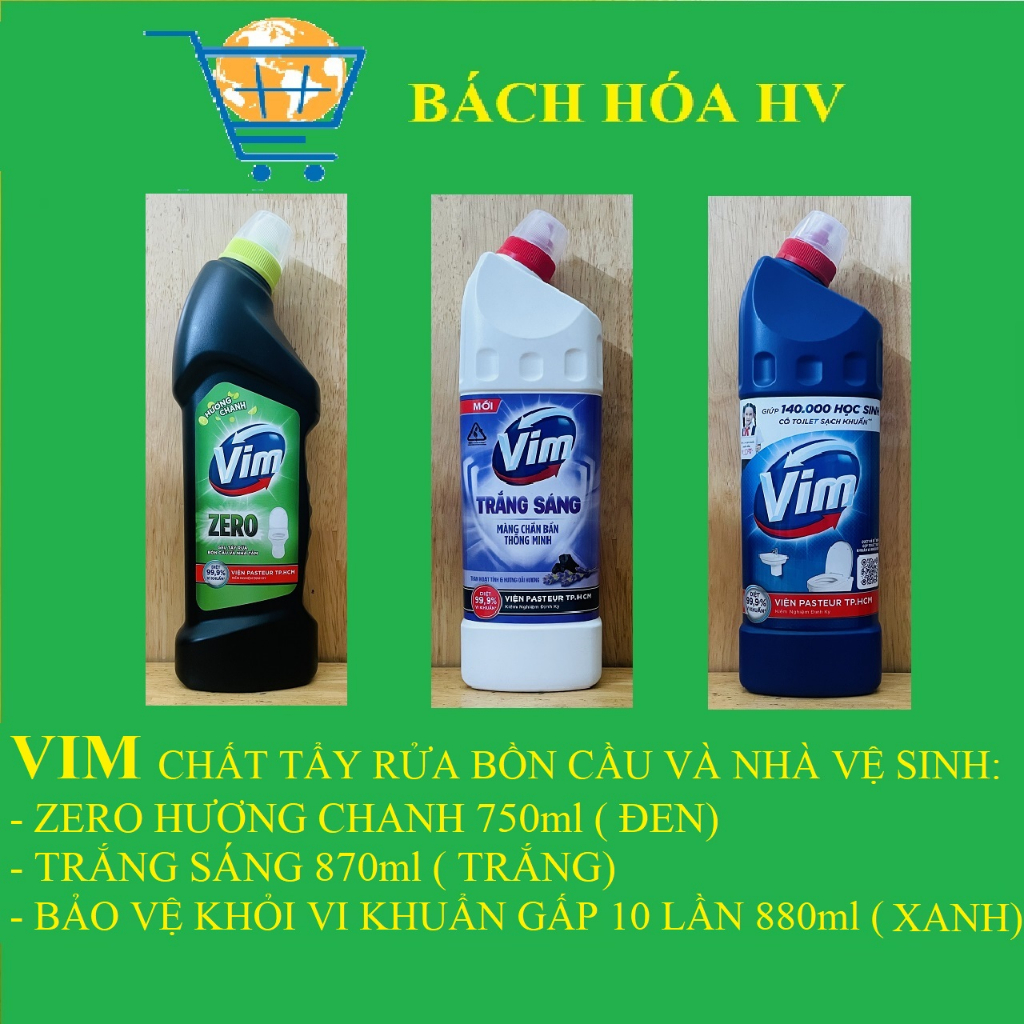 VIM chất tẩy rửa bồn cầu và nhà vệ sinh - BACH HOA HV