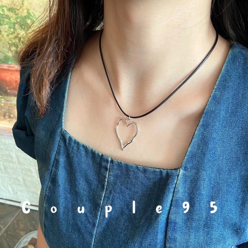 Vòng cổ trái tim mảnh