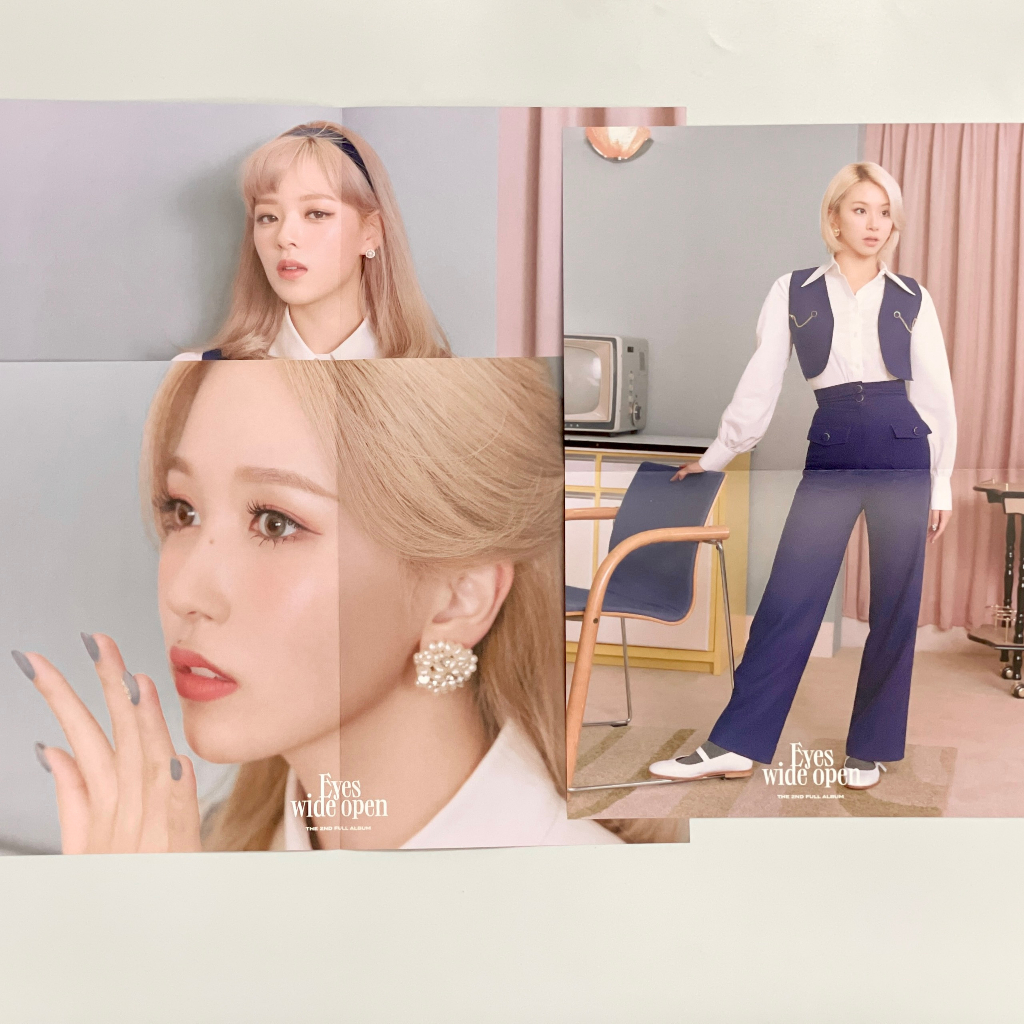 Mini poster chính hãng - Twice Eyes Wide Open