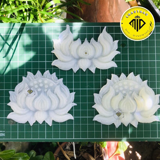 Hoa sen - đài sen 3d trang trí