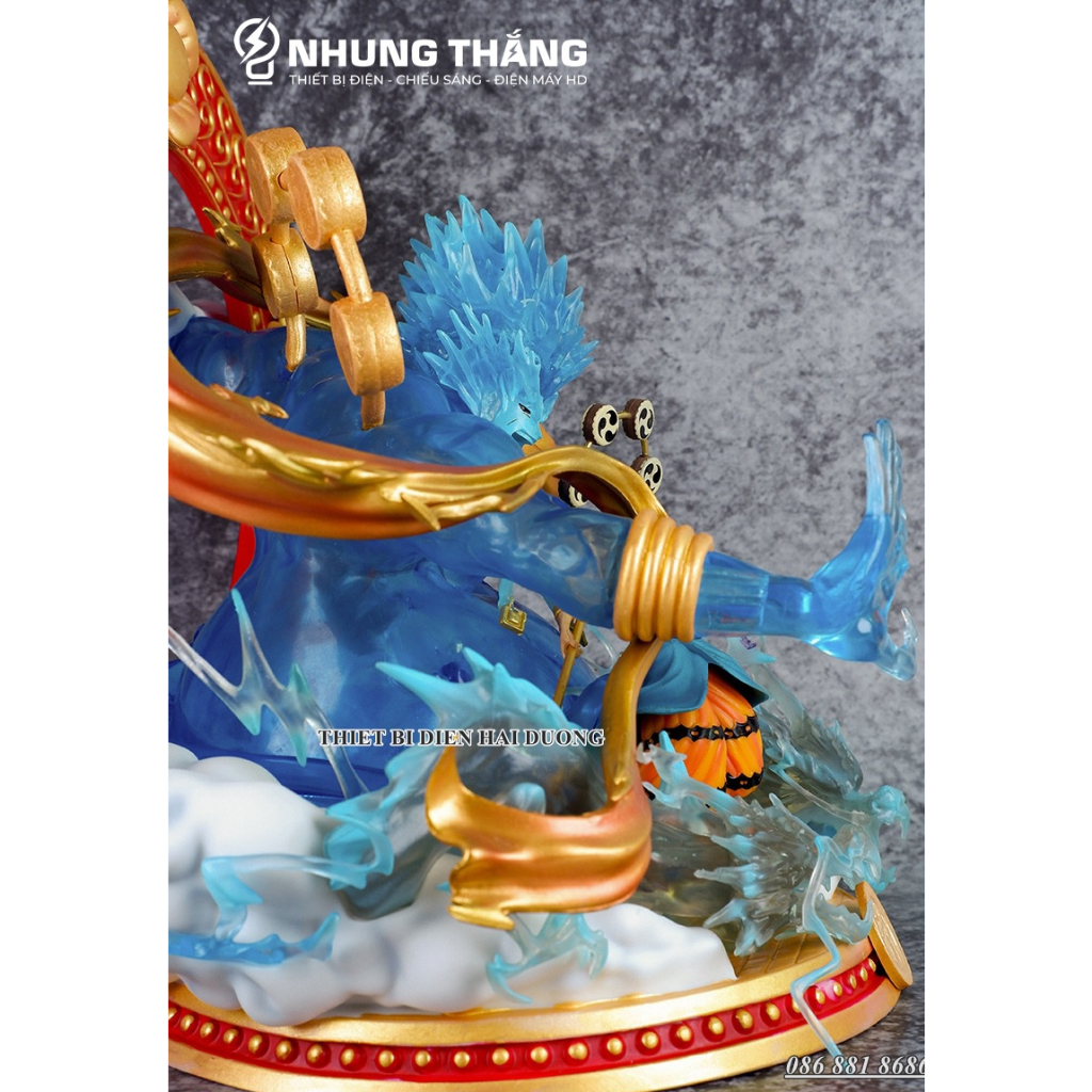 Mô Hình One Piece Enel Thần Sấm Ngọc Tra i Đen Siêu Chất OP-003 - Cao 30cm