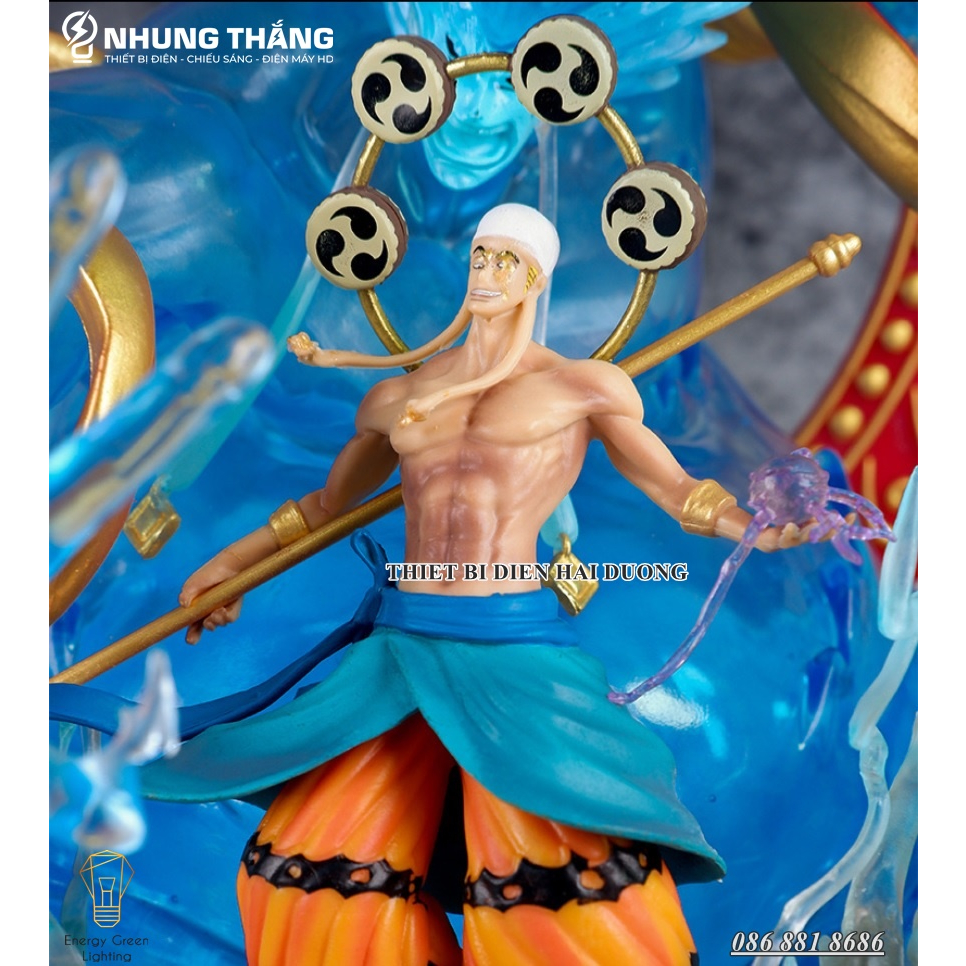 Mô Hình One Piece Enel Thần Sấm Ngọc Tra i Đen Siêu Chất OP-003 - Cao 30cm