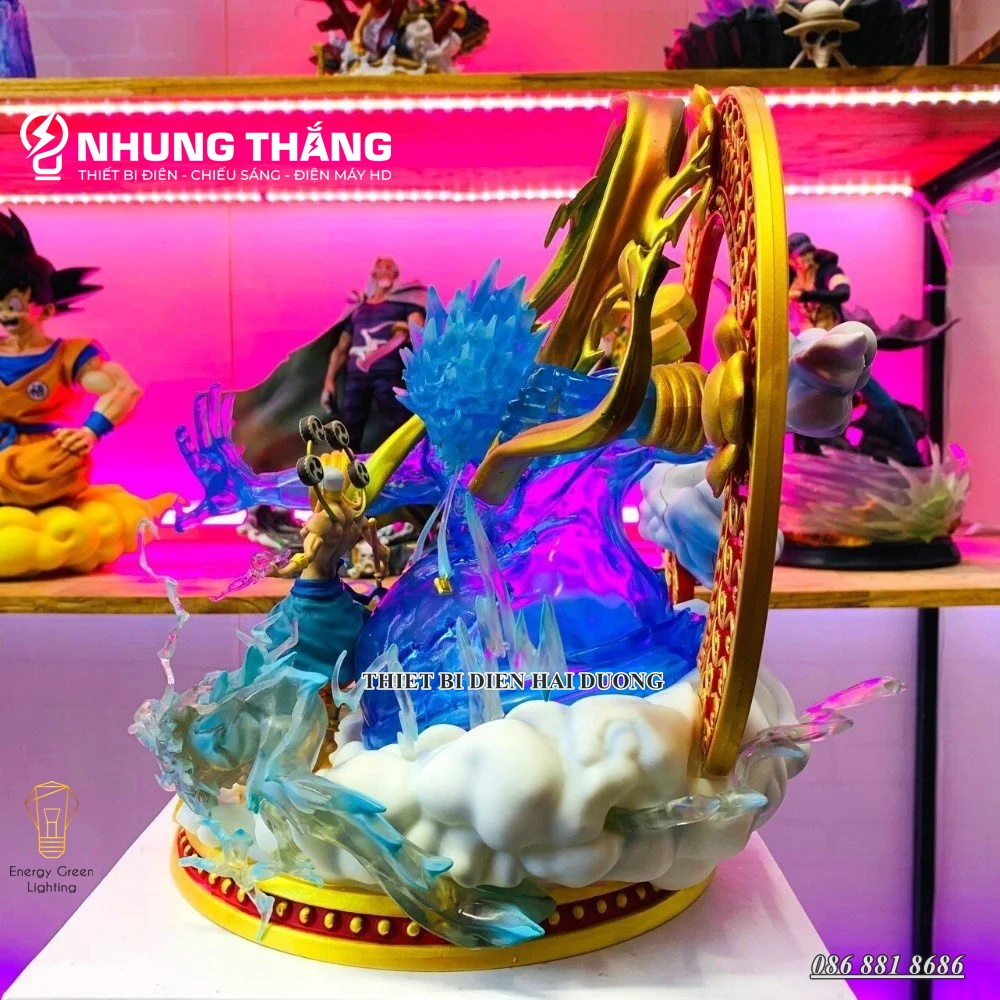 Mô Hình One Piece Enel Thần Sấm Ngọc Tra i Đen Siêu Chất OP-003 - Cao 30cm