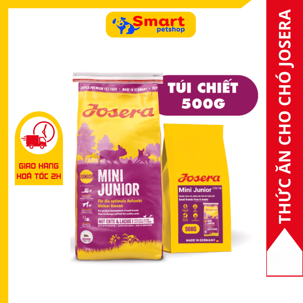 Thức Ăn Chó Cao Cấp Size Mini Từ 1 Tháng - Josera Mini Junior 500G