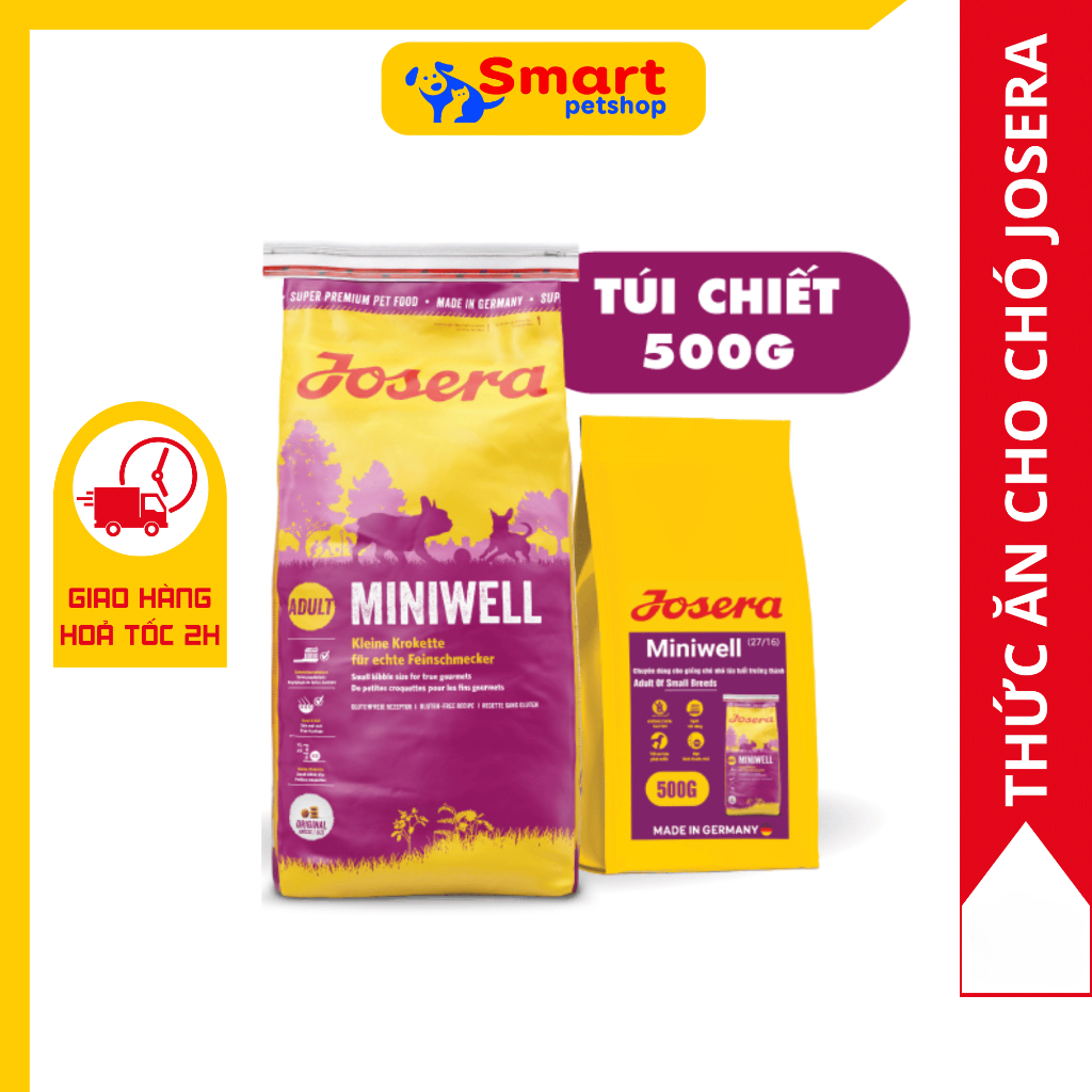 Thức Ăn Chó Cao Cấp Size Mini Trưởng Thành - Josera Mini Well 500G
